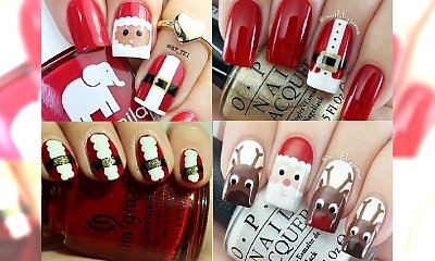 Mikołajkowy manicure: urocze wzorki, na których widok poprawi Ci się humor