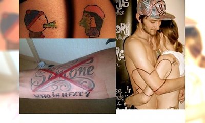 COUPLE FAIL TATTOO! Auć, oni chyba nie przemyśleli decyzji o tatuażu. Powinni żałować?