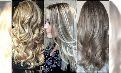 Modna koloryzacja blond 2017: crystal ash, maślane sombre, srebrzysty balejaż