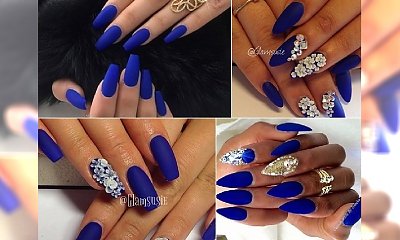 Royal blue nails - wytworny manicure, któremu nie prze się żadna z Was