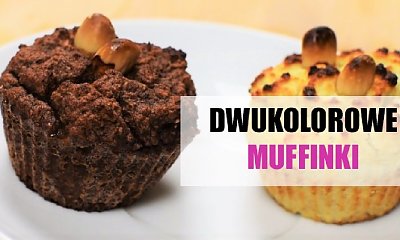 Zdrowe muffinki z mąki kokosowej w dwóch kolorach