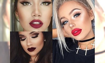 HOT! Make up na święta. Nasz typ: mocne matowe usta i rozświetlone oko. Makijaż zgodny z trendami