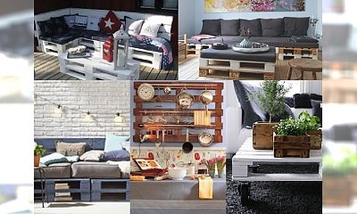 DIY: Są tanie jak barszcz, stylowe i zrobisz je sama! MEBLE Z PALET - wielka galeria inspiracji
