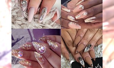 Bling Bling! Niesamowicie błyszczący manicure z kryształkami Swarovskiego