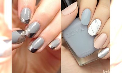 Manicure zgodny z trendami - kolor przewodni: szarości. Przegląd najpiękniejszych inspiracji