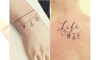 Charms tattoo - tatuaż z zawieszkami. Widziałyście już nowy trend?