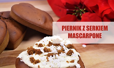 Świąteczny piernik z kremowym serkiem mascarpone