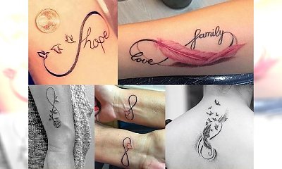 30 nowych pomysłów na tatuaż z symbolem nieskończoności! Kochamy ten motyw!