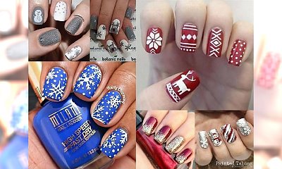 25 inspiracji na świąteczny manicure! Najbardziej urocze wzorki na Boże Narodzenie 2016!