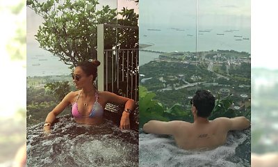 Marina i Wojciech Szczęsny odpoczywają w Singapurze! Pięknie, choć jest jedno "ale"