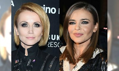 Gwiazdy na pokazie Ossolińskiego. Zielińska w kosmicznej kreacji, a Herbuś? Ale rozcięcie na nogę!