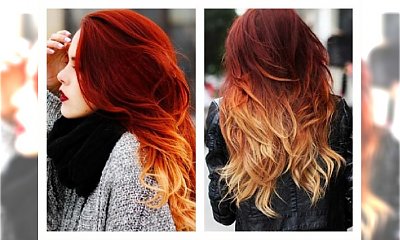 RED OMBRE- gorącą koloryzacja na Nowy Rok!