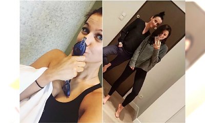 Ciężarna Anna Lewandowska w stroju kąpielowym! Gwiazda wybrała się na basen [FOTO]