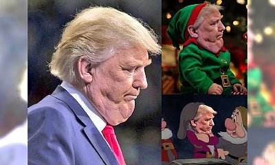 Internauci wyśmiewają podwójny podbródek Donalda Trumpa! Powstało mnóstwo ośmieszających go zdjęć przerobionych w Photoshopie. Śmieszne czy już straszne...?