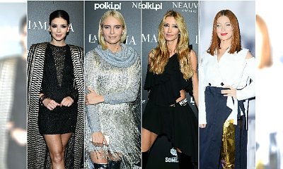 Gwiazdy na pokazie La Manii w rewelacyjnych stylizacjach! Tylko co miał na sobie Radek Pestka z "Top Model"?!