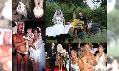 OMG! 35 mega dziwnych zdjęć ślubnych! Czegoś takiego jeszcze nie widzieliśmy... Zdjęcie nr 19 to prawdziwy hardcore!