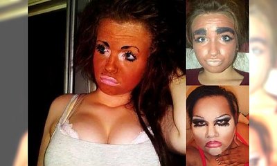 Najgorsze makijaże, jakie kiedykolwiek powstały!!! Co te kobiety ze sobą zrobiły?! KOSZMAR!