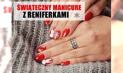 RED XMAS NAILS: Jak zrobić świąteczny manicure z reniferkami? Pokazujemy krok po kroku!