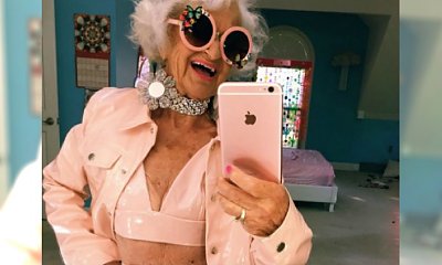 Fajne czy żałosne? 87-latka odsłania ciało, bawi się modą, imprezuje i pozuje na "bad girl"