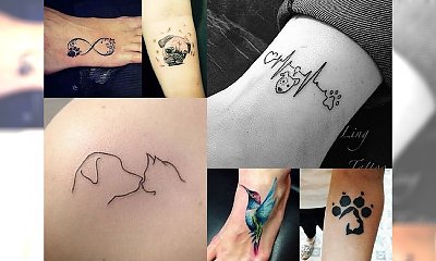 Cudne tatuaże dla osób kochających zwierzęta. 20 perełek, które przypomną Ci o Twoim pupilu!
