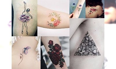 TOP 30-STKA! Przegląd stylowych tatuaży z motywem kwiatów - niesamowicie charyzmatyczne i kobiece!