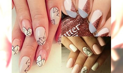 GEOMETRIC NAILS - manicure z geometrycznymi zdobieniami. Odświeżona galeria charyzmatycznych i ożywczych wzorów