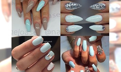 BABY BLUE MANICURE - fantastyczny letni trend do wypróbowania także zimą! Chłodna tonacja idealna na tą porę