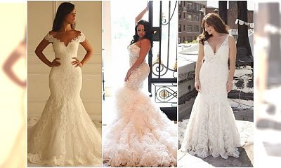 Zjawiskowe suknie ślubne dla kobiet o pełnych kształtach i plus size! Obalamy MITY