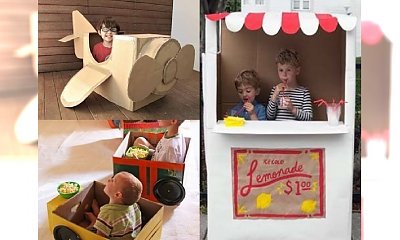 Mieć takich rodziców to skarb! Zrobili dla swoich dzieci fantastyczne zabawki z KARTONU - galeria cudownych inspiracji