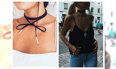Pamiętacie tą efektowną ozdobę na szyję? Choker cały czas jest na falii!
