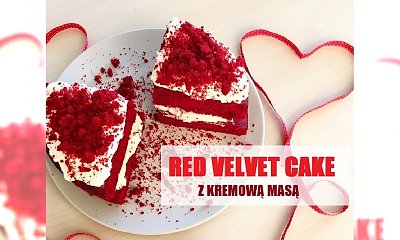 Red velvet cake z kremową masą - nie tylko na WALENTYNKI!
