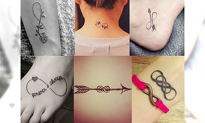 Kochacie tatuaże z tym cudnym motywem! Symbol nieskończoności w 21 stylowych odsłonach!