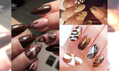 Manicure 2017: Hybrydy w kolorze apetycznej płynnej czekolady! Ostatnia szansa na szaleństwo przed końcem karnawału