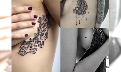 Dowody na to, że "side boob" to najlepsze miejsce na tatuaż! Śliczne propozycje