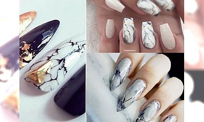 Marble Stone Nails - propozycje na iście luksusowy manicure