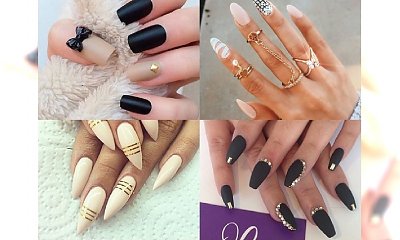 Odświeżona galeria inspiracji manicure - elegancja z połyskiem w klasycznych kolorach