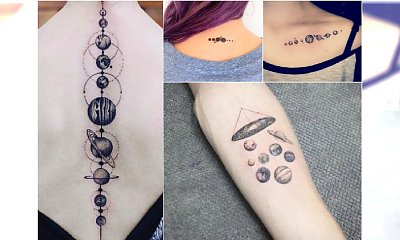 Tatuaż z planetami - modny motyw tatuażu. Przejrzyjcie najciekawsze wzory!