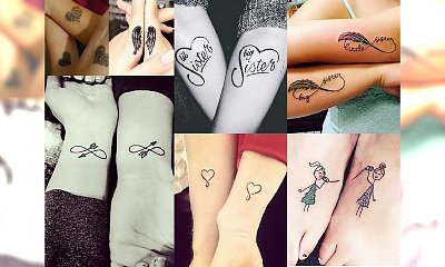 Tatuaże dla przyjaciółek i sióstr, które podkreślą Waszą silną więź! Co za CUDEŃKA!