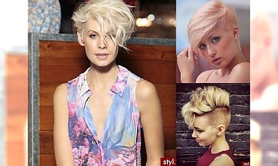 Krótkie i półkrótkie cięcia włosów dla blondynek! HOT FRYZURKI 2017!
