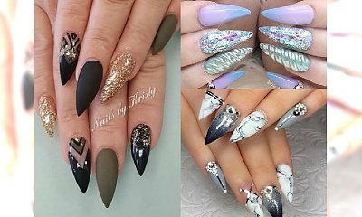 Manicure 2017: Zapomnij o okrągłych czy kwadratowych paznokciach! Prawdziwą furorę zrobisz tylko paznokciami o kształcie w szpic!