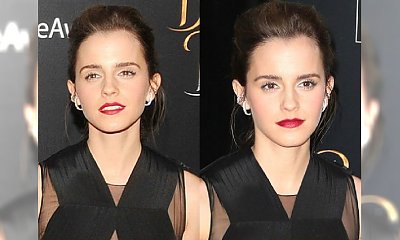 Emma Watson na premierze "Pięknej i Bestii". Suknia piękna, ale baśniowa Bella by takiej nie założyła!