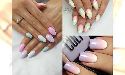 Manicure 2018: Pastelowe ombre manicure - słodkie paznokcie na WIOSNĘ. Zobacz galerię z najpiękniejszymi propozycjami