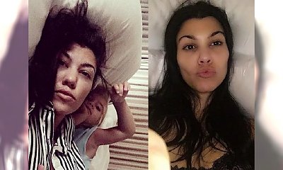 Kourtney Kardashian publikuje zdjęcie z córką. Fani: "Co z ciebie za matka?!" "Ona mogła UMRZEĆ!"
