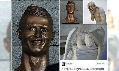 Internet śmieje się z koszmarnego popiersia Cristiano Ronaldo. Zobaczcie GENIALNE MEMY!