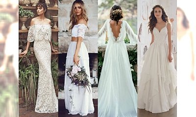25 sukni ślubnych w stylu BOHO, które sprawią, że będziesz chciała wziąć ślub OD RAZU!