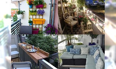 Wiosna tuż tuż - przemień swój balkon w mini taras! Najlepsze inspiracje balkonowe z sieci
