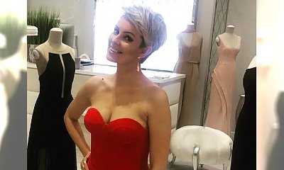 Dorota Gardias w ZJAWISKOWEJ czerwonej sukni. Musicie zobaczyć dół tej kreacji!