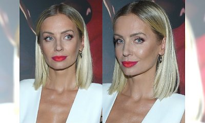 Agnieszka Woźniak-Starak już dawno przyznała, że powiększyła piersi, ale takich GŁĘBOKICH DEKOLTÓW unikała. Sięgał aż do pępka!