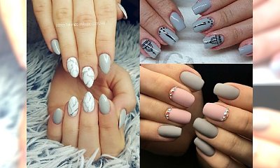 Manicure 2017: 50 twarzy szarości! Szary manicure nie musi być nudny