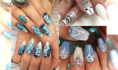MANICURE inspirowany MANDALĄ to gorący trend 2017! Zobacz najbardziej urzekające wzory